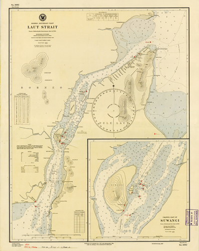 Indonesia - Borneo - Southeast Coast - Laut Strait / Channel East of Suwangi