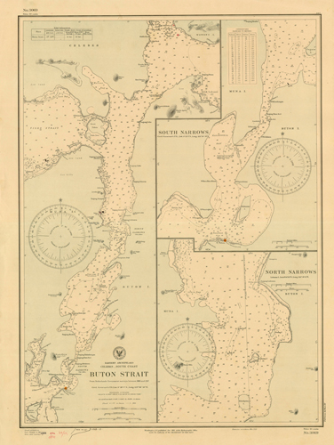Indonesia - Celebes - Buton Strait (North and South Narrows)