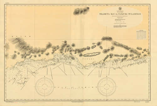 Indonesia - Celebes - East Coast - Gulf of Tomini - Tilamuta Bay to Tanjung Tuladenggi