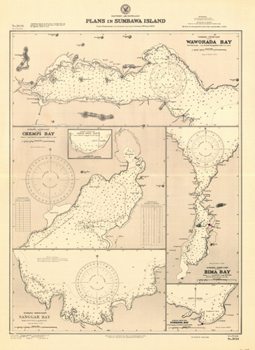 Eastern Archipelago - Plans in Sumbawa and Flores - Tanjong Wamba to Toro Rano - Molo Narrows - Labuan Bajo - Telok Terang