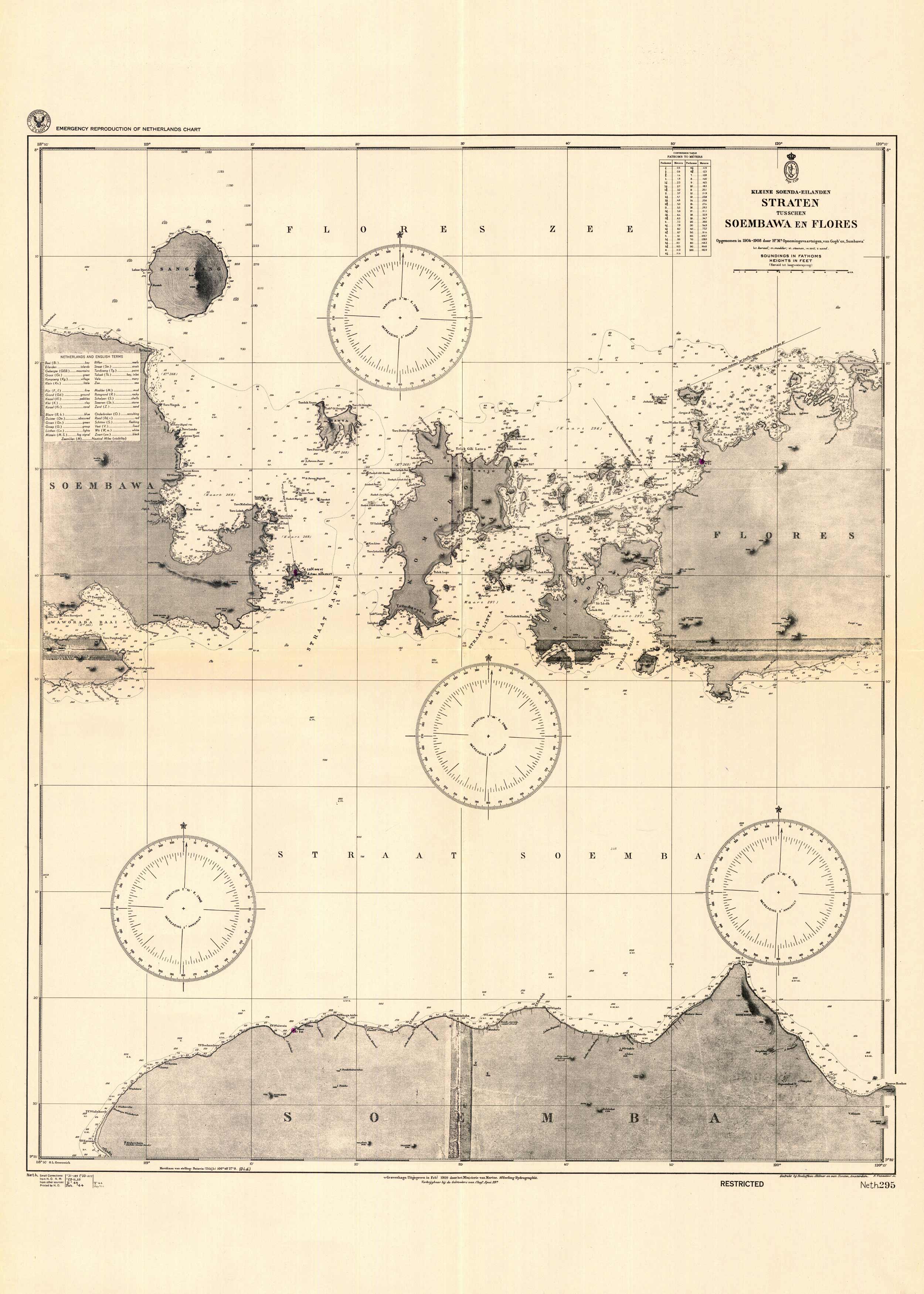 Kleine Soenda-Eilanden - Straten tusschen Soembawa en Flores