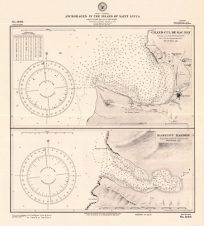 West Indies - ANchorages in the Island of Saint Lucia - Grand Cul De Sac Bay - Marigot Harbor