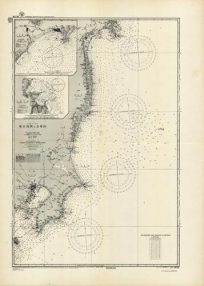 Nippon (Japan)- Honsyu (Honshu)- East and South Coast- Tokyo Kaiwan (Tokyo Bay) to Kinkasan (Approximately Modern Day Ishinomaki)- Surveys of the Imperial Japanese Navy to 1924