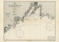 Asia- Japan Sea- Siberia and Chosen (Korea)- Approaches to Vladivostok with adjacent coast from America Bay to Kornilov Gulf- Compiled from various sources