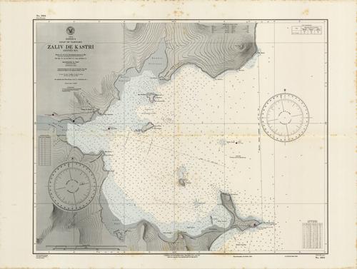 Asia- Siberia- Gulf of Tartary- Zaliv de Kastri (Castries Bay)- From a USSR Government survey in 1911 Asia- Siberia- Gulf of Tartary- Zaliv de Kastri (Castries Bay)- From a USSR Government survey in 1911