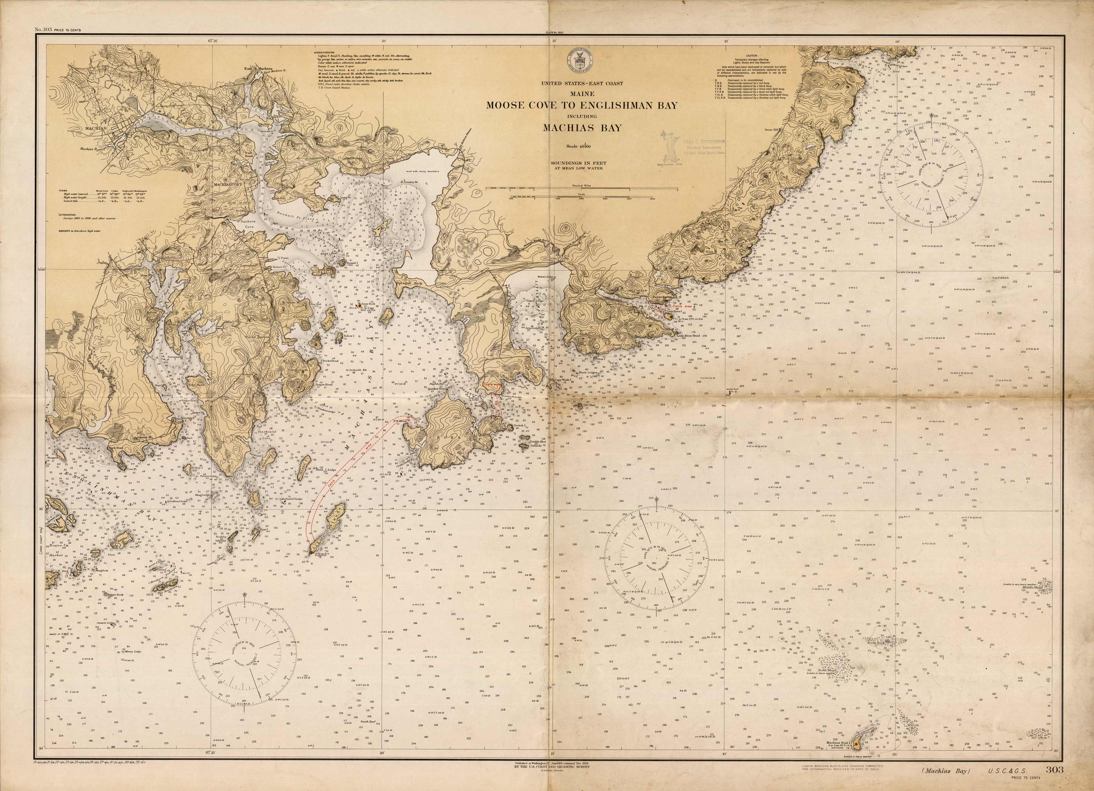 Moose Cove to Englishman Bay including Machias Bay