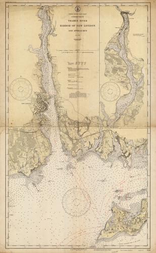 Thames River- Harbor of New London and Approaches