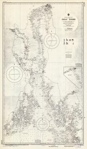 Norway- South Coast- Sheet IV- Oslo Fjord- From Norwegian Government Charts to 1916 with additions and corrections to 1940