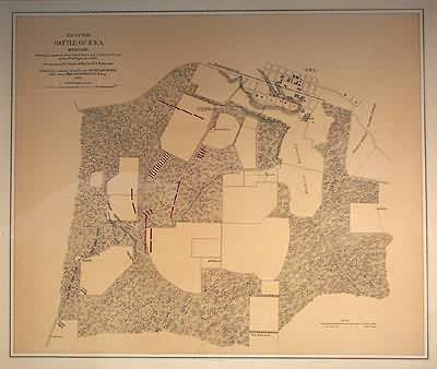 Map of the Battle of Iuka