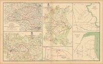 Civil War Atlas; Plate 78; Maps of High Bridge and Farmville