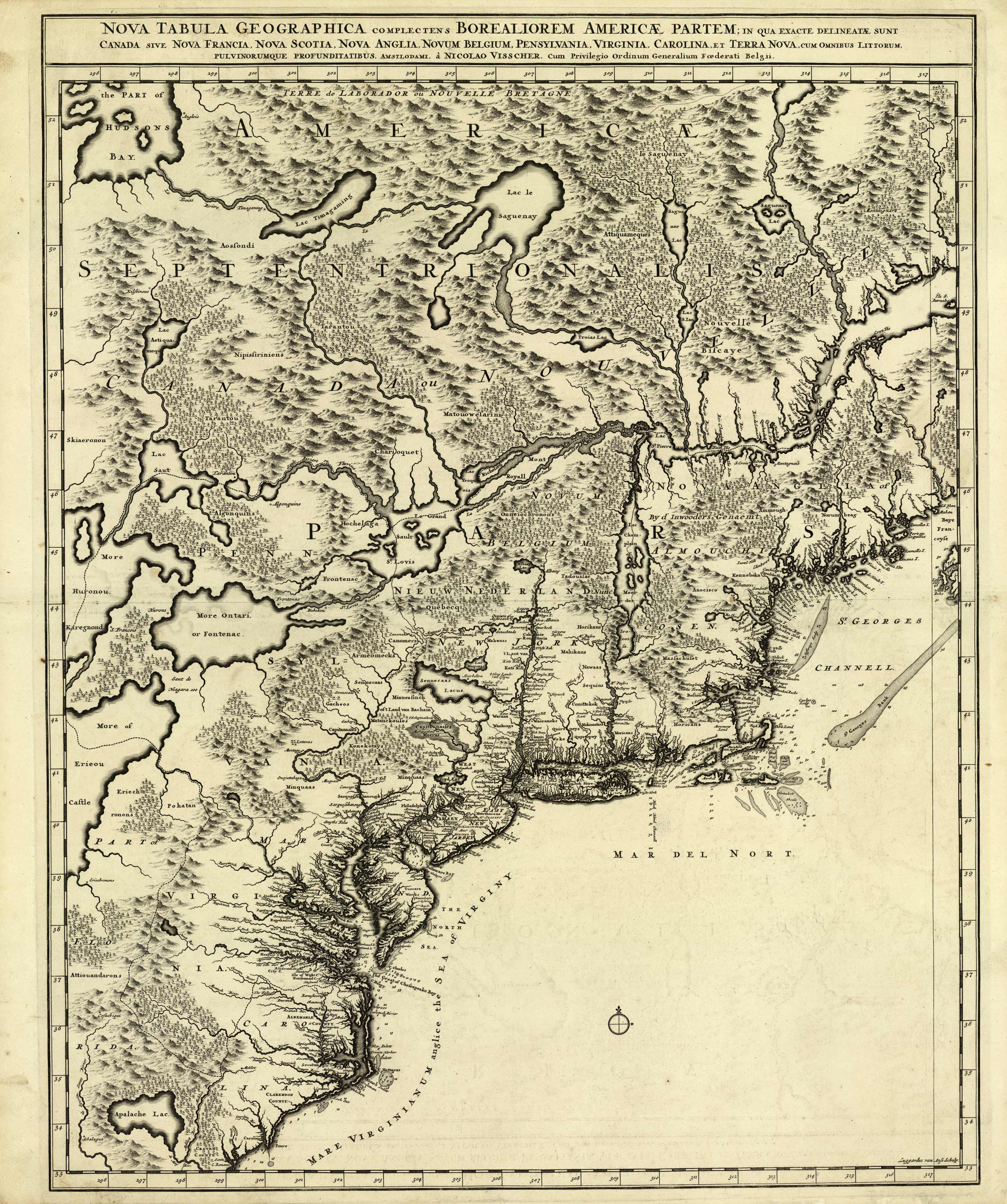 Nova Tabula Geograhica complectens Borealiorem... Nova Tabula Geograhica complectens Borealiorem...