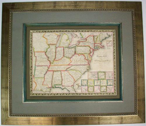 Travellers Guide Map of the United States' Travellers Guide Map of the United States'