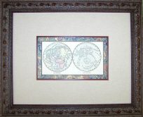 FRAMED World Hemispheres
