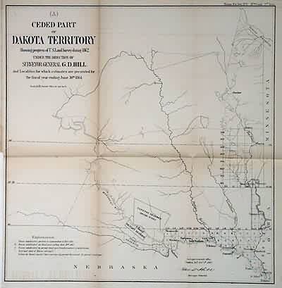 Ceded part of Dakota Territory