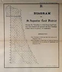 Diagram of St. Augustine Land District (Florida)