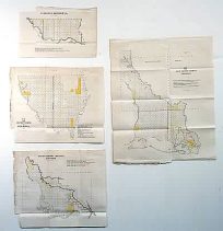 4-Map GLO Set of Louisiana