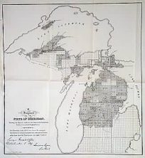 Diagram of the State of Michigan