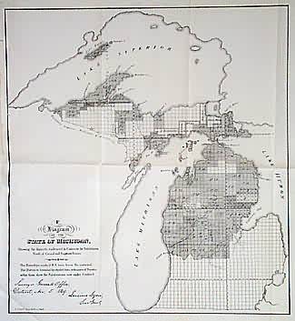 Diagram of the State of Michigan