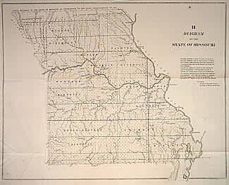 Diagram of the State of Missouri