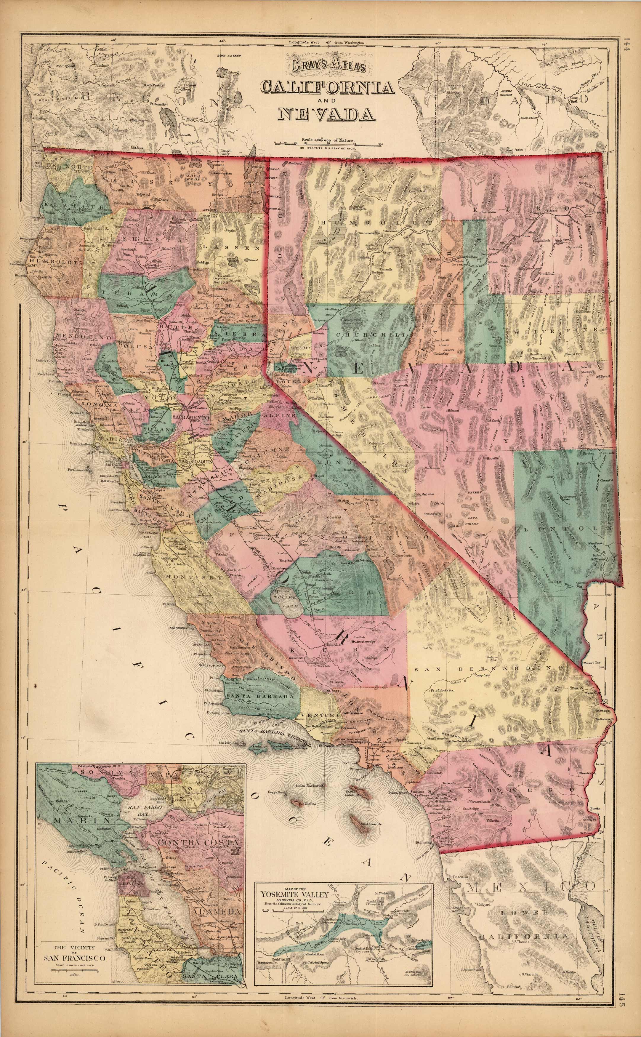 California and Nevada