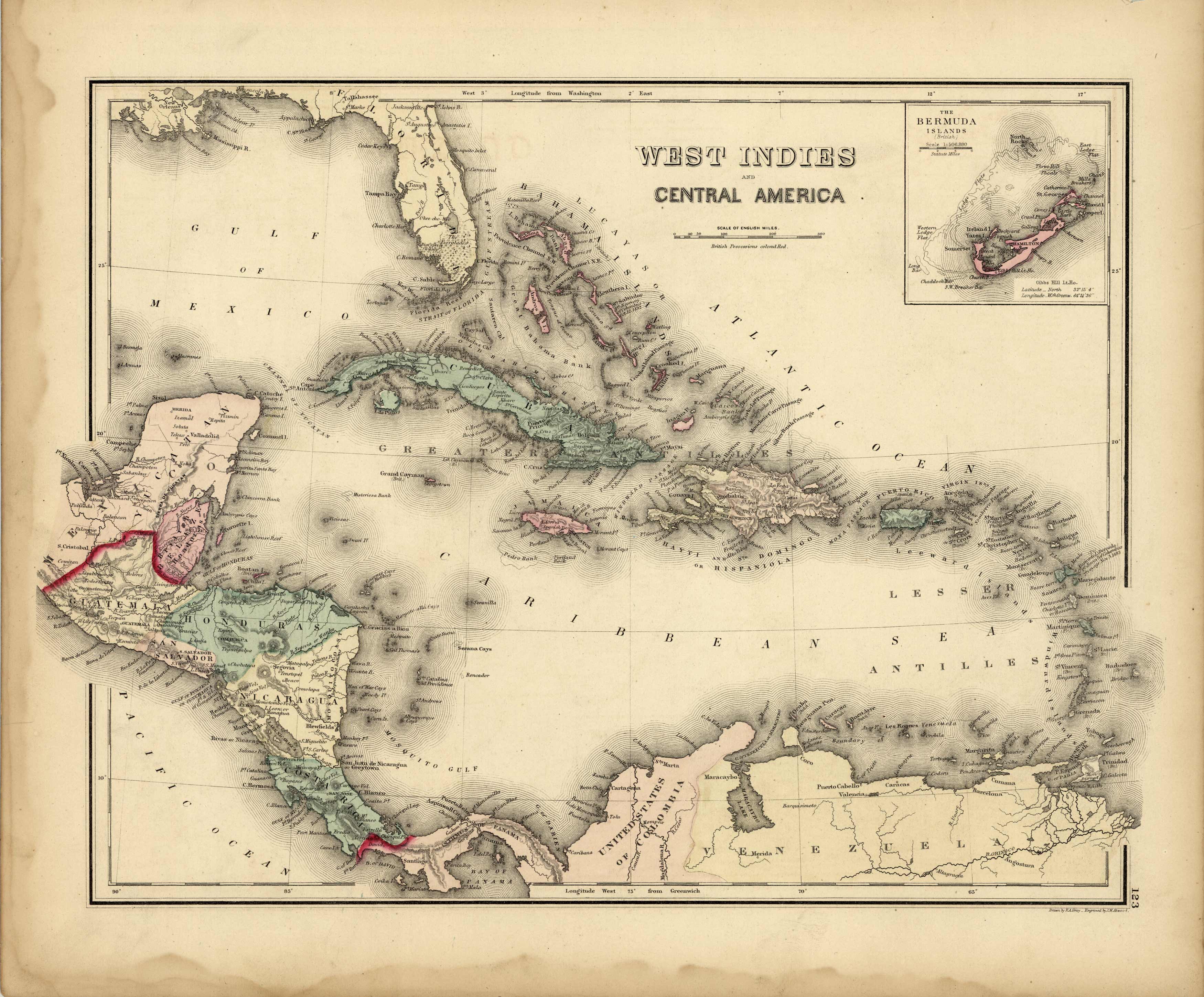 West Indies and Central America