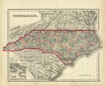 North Carolina with inset of Beaufort Harbor