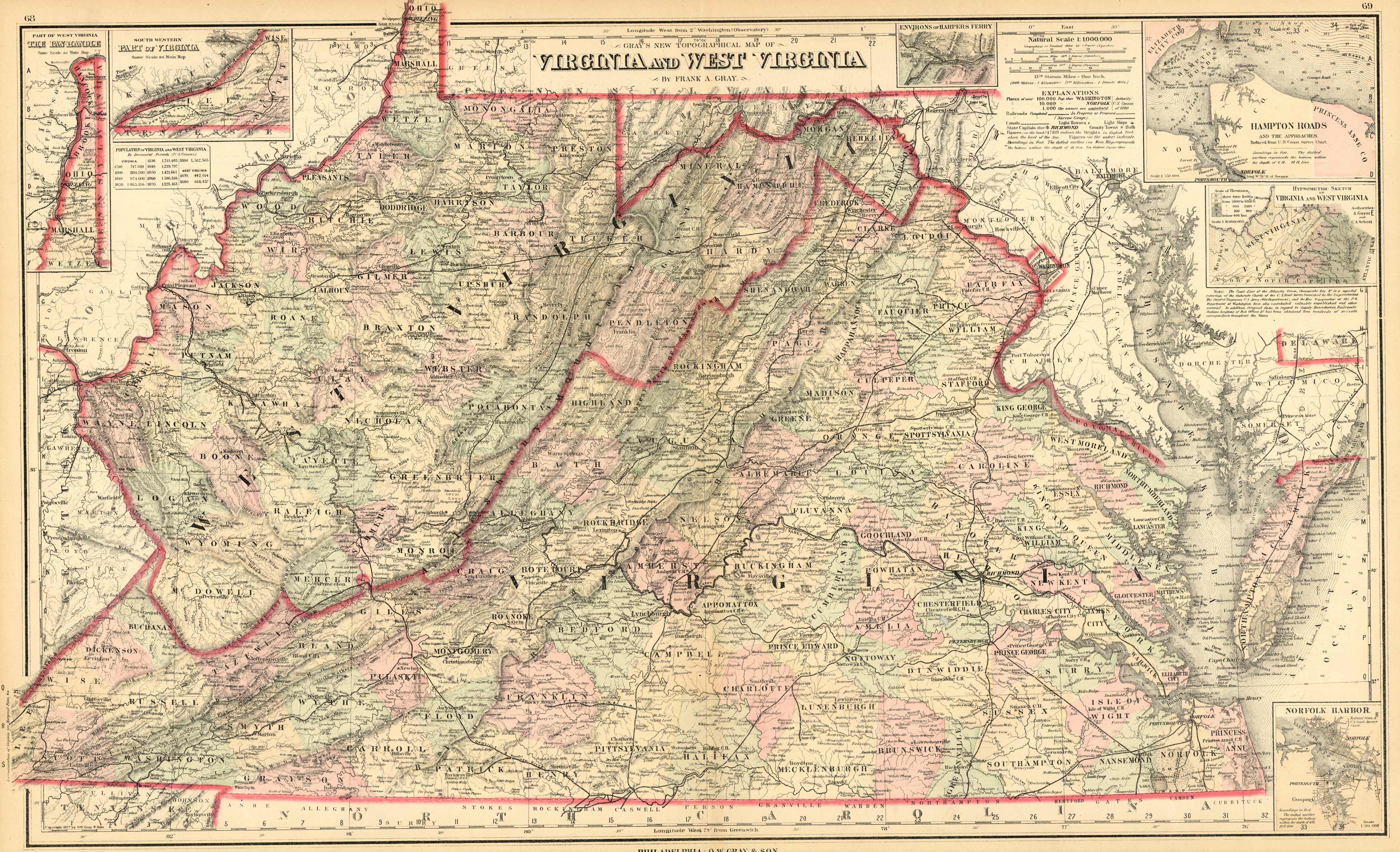 Virginia and West Virginia Virginia and West Virginia