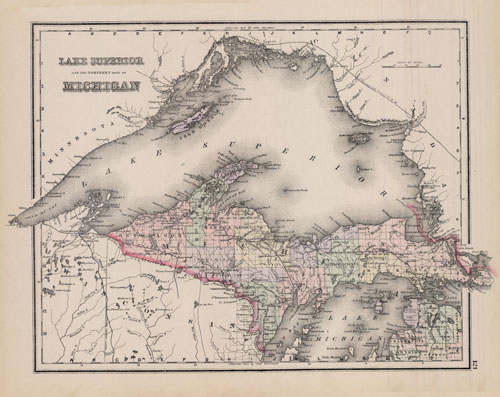 Lake Superior and the Northern Part of Michigan No. 2 (Upper)