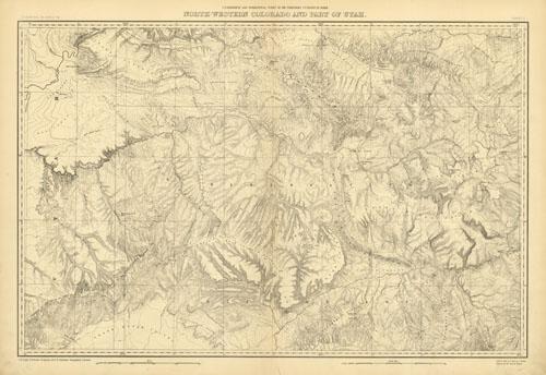 North-Western Colorado and Part of Utah