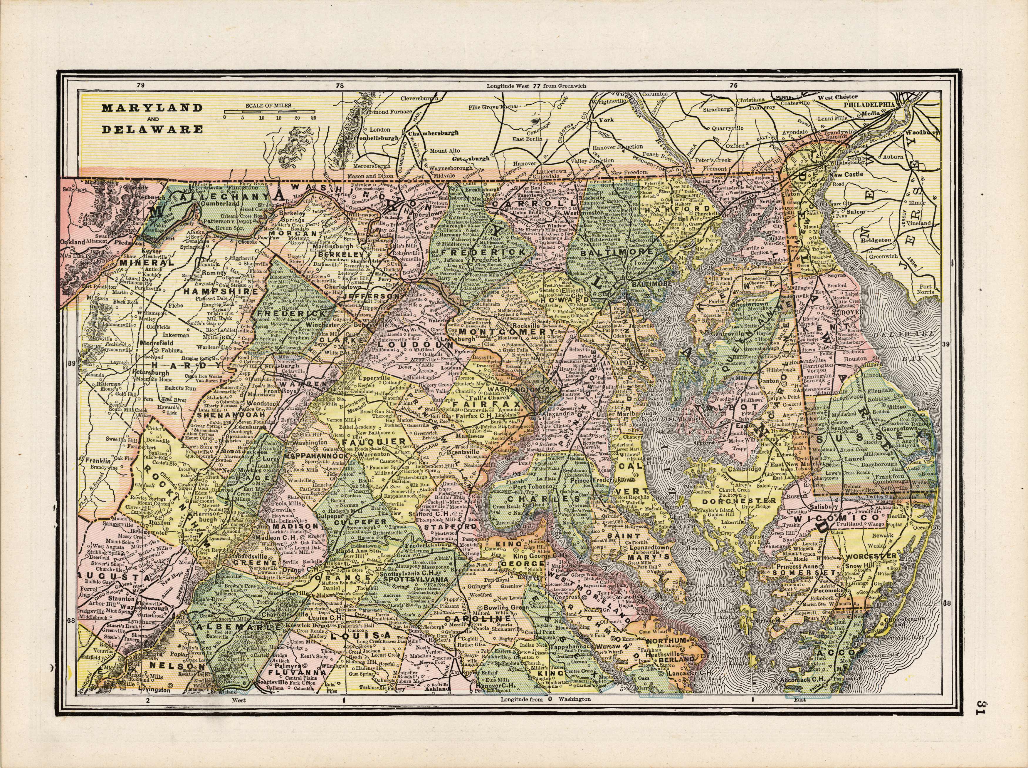 Maryland and Delaware