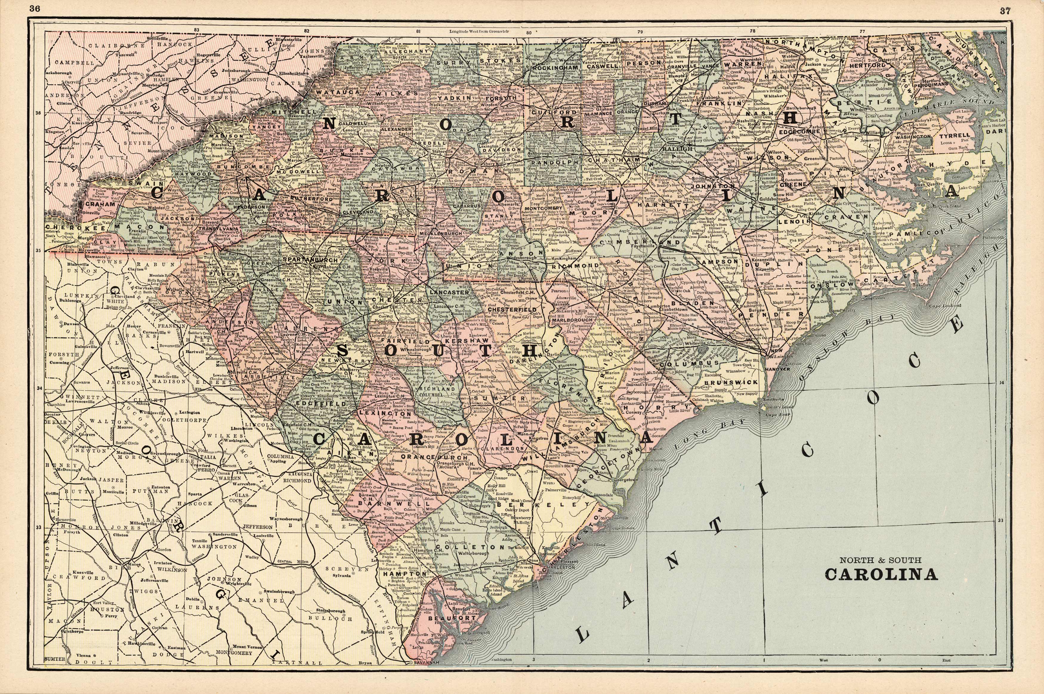 North Carolina and South Carolina North Carolina and South Carolina