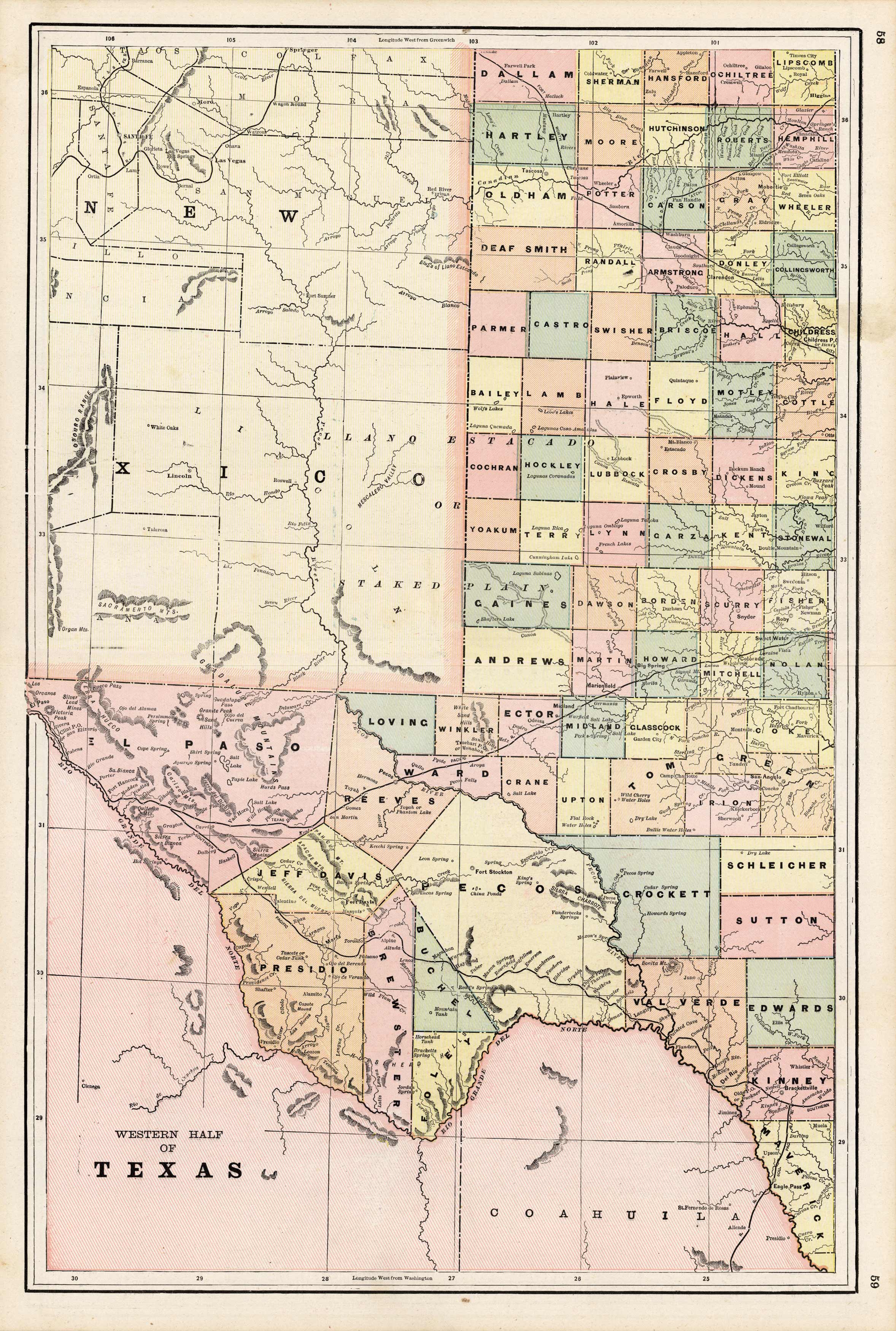 Western Half of Texas