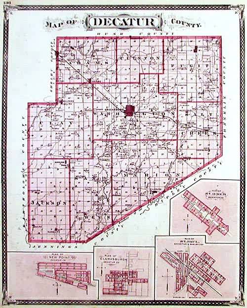Map of Decatur County