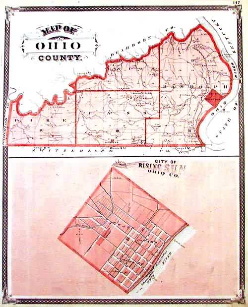 Map of Ohio County