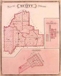 Map of Scott County