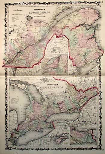 Johnsons Lower Canada and New Brunswick Johnsons Lower Canada and New Brunswick