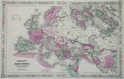 Johnsons Roman Empire Imperium Romanorum Latissime Patens'