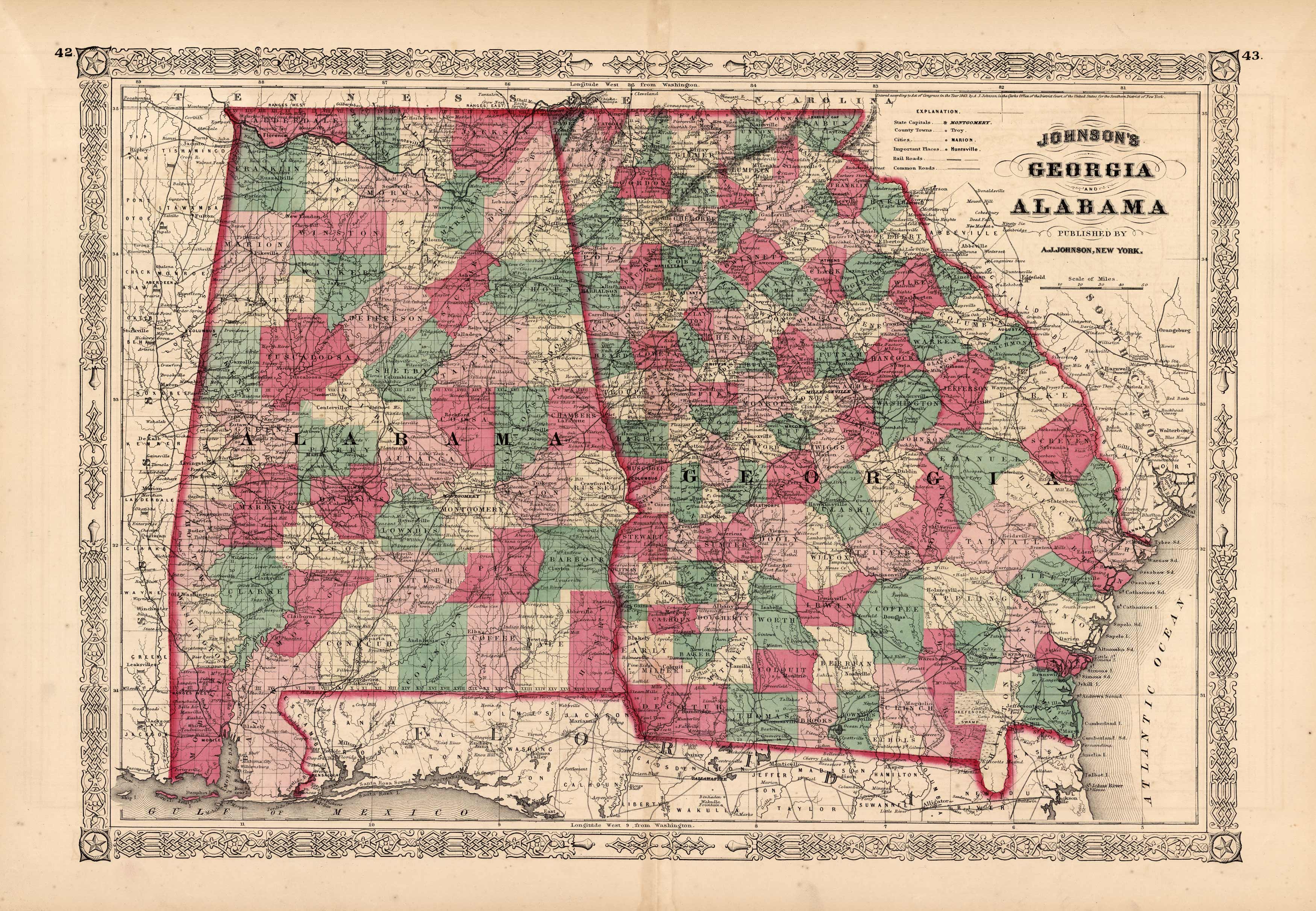 Johnsons Georgia and Alabama'