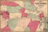 Johnsons Map of the Vicinity of Richmond