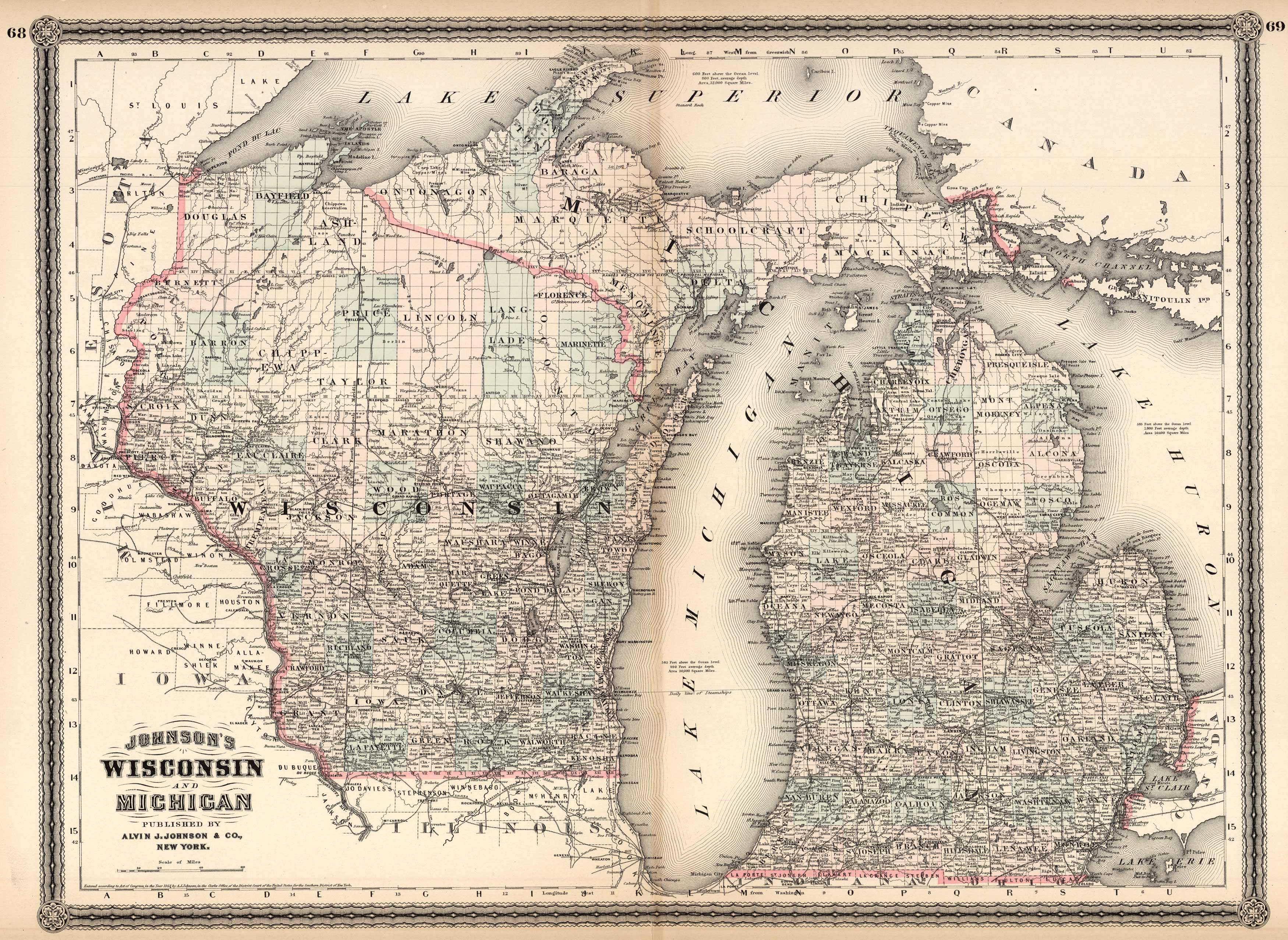 Wisconsin and Michigan Wisconsin and Michigan