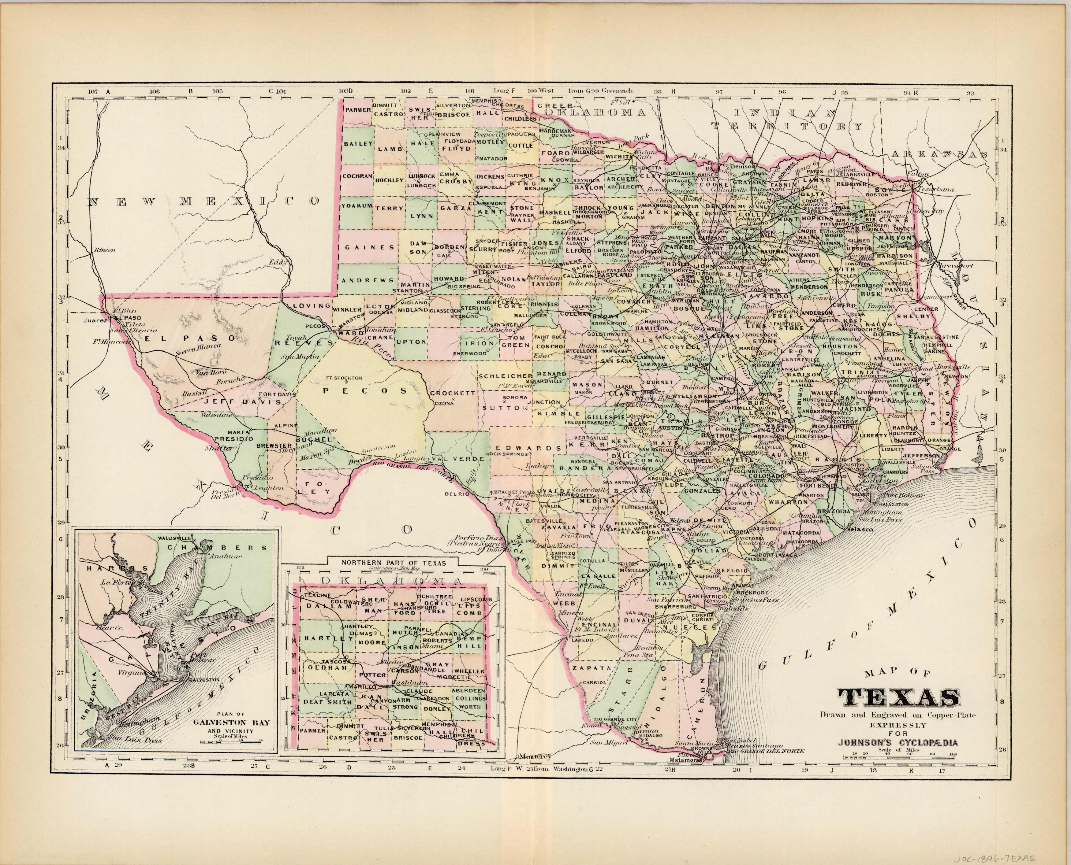 Map of Texas