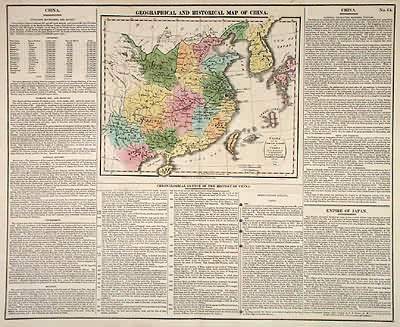 Geographical and Historical Map of China