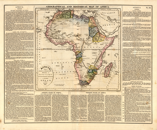 Geographical and Historical Map of Africa Geographical and Historical Map of Africa