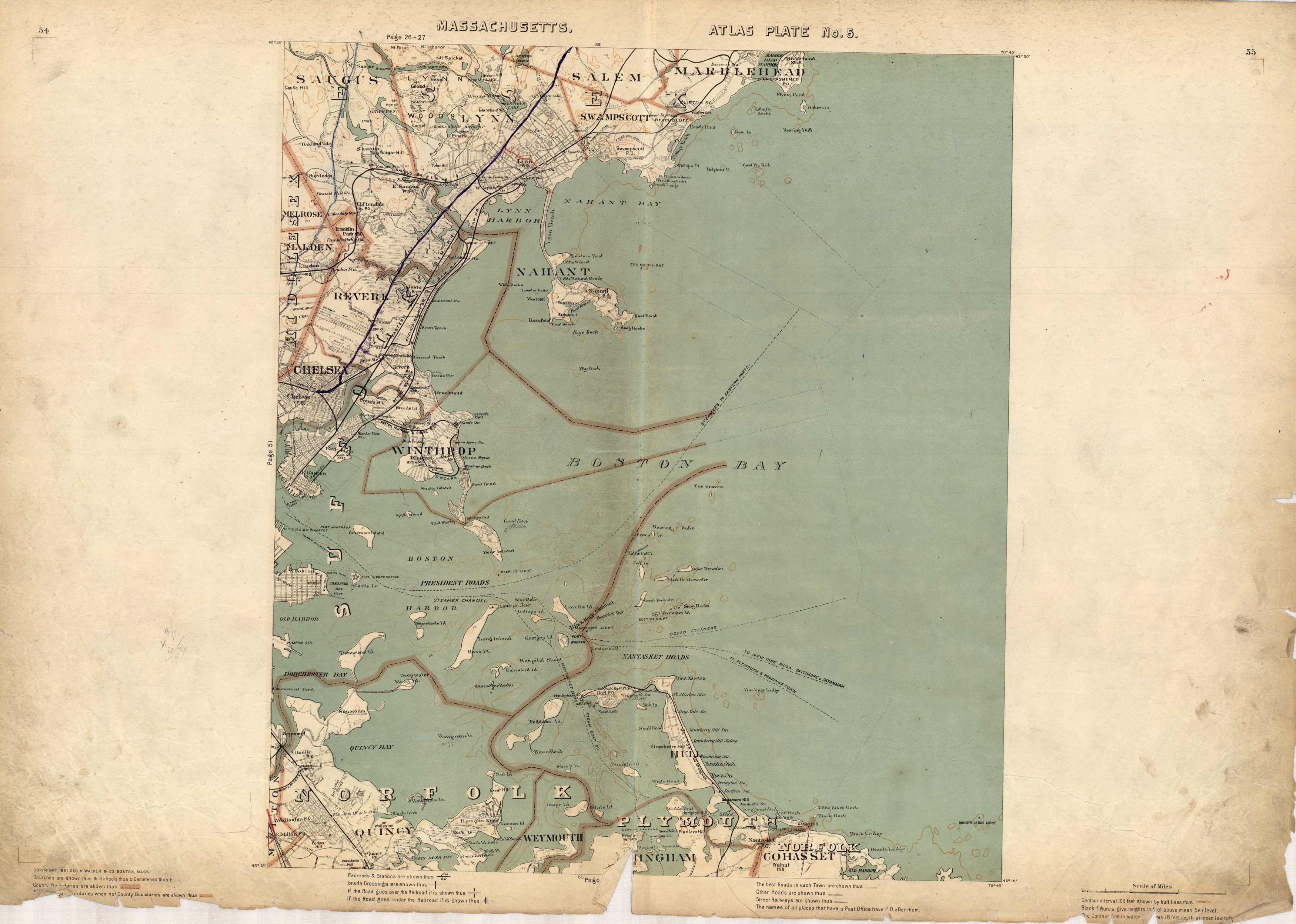 Massachusetts. Atlas Plate No. 5. Massachusetts. Atlas Plate No. 5.