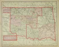 Map of Indian Territory and Oklahoma