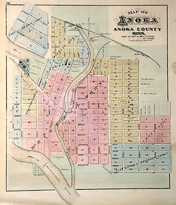 Map of Anoka