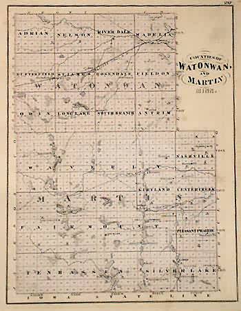 Counties of Watonwan and Martin