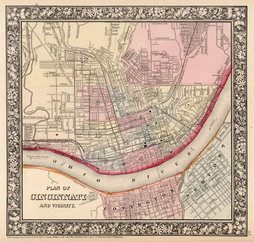 Plan of the Cincinnati and Vicinity Plan of the Cincinnati and Vicinity