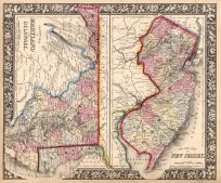 County Map of New Jersey