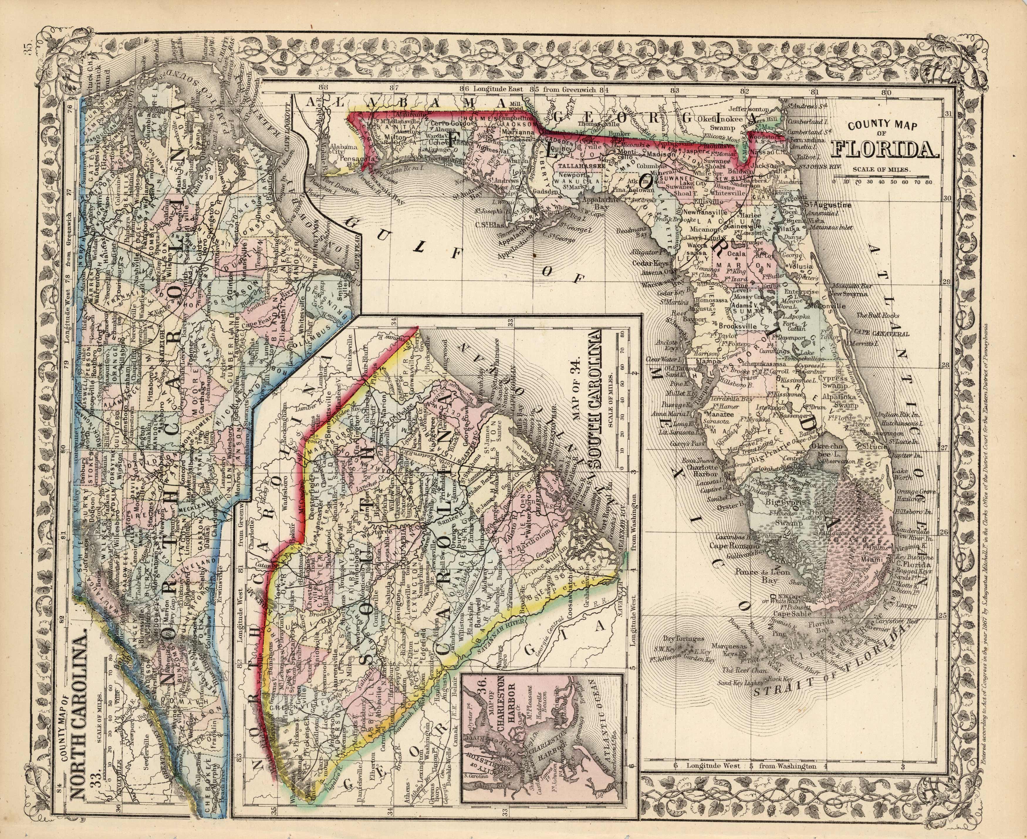 County Map of Florida